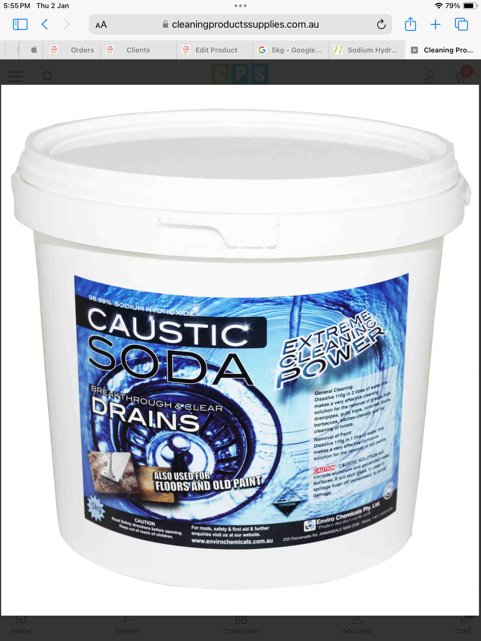 CAUSTIC SODA 5KG