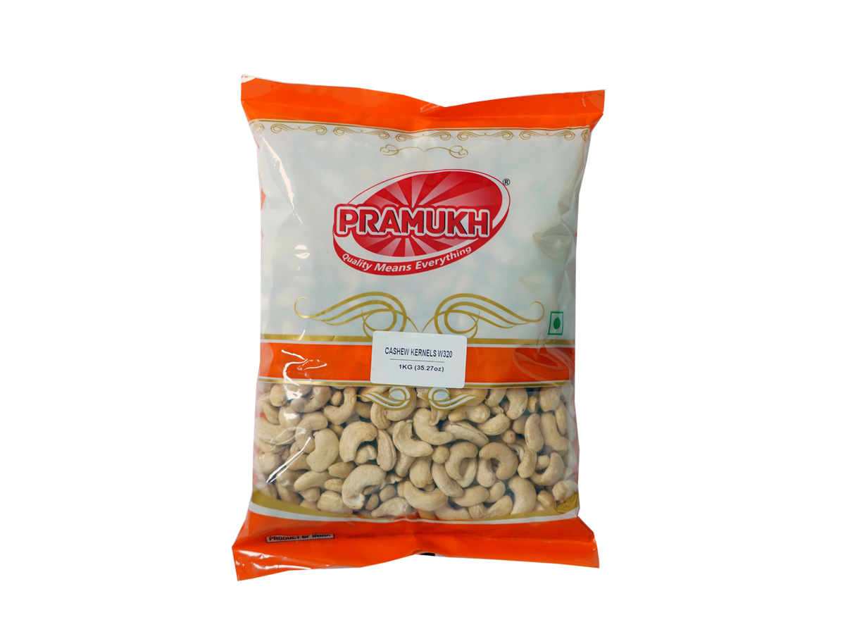 CASHEW-RAW W320 1KG PRAMUKH