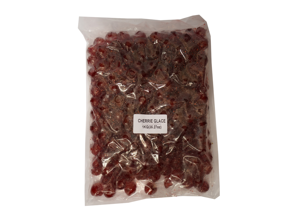 CHERRIES GLACE WHOLE CARMINE RED 1KG PRAMUKH