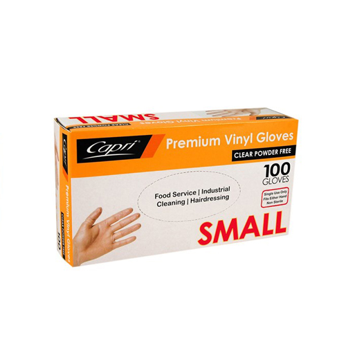 GLOVES VINYL (SMALL) X 100
