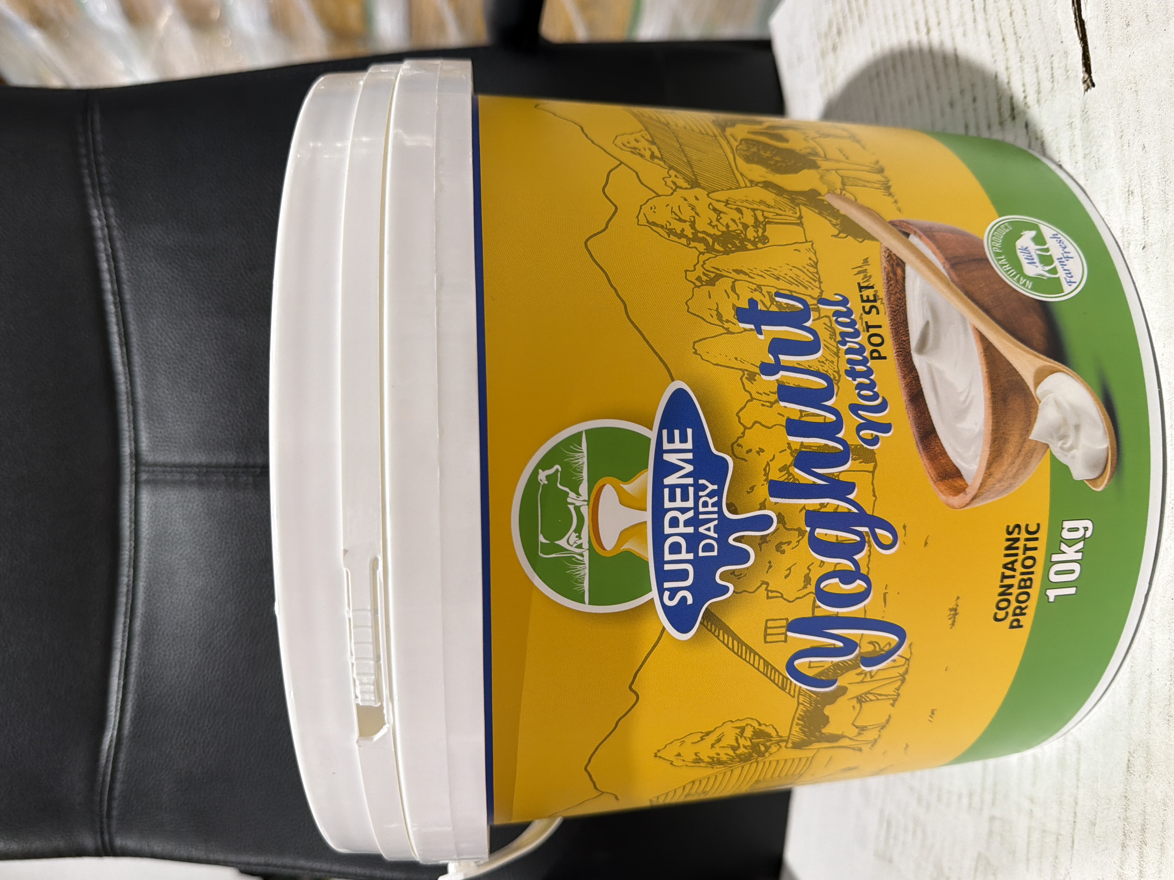 YOGHURT NATURAL 10KG SUPREME DAIRY 