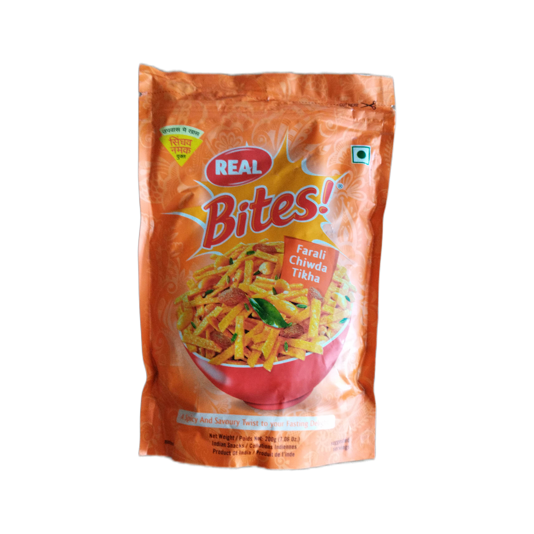 FARALI CHEVDO TIKHA 200G REAL BITES 