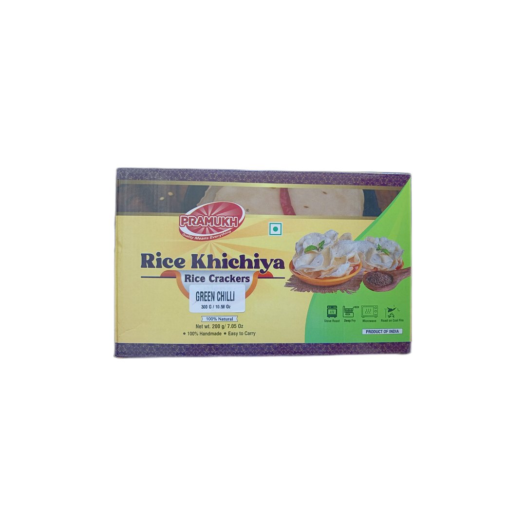GREEN CHILLI KHICHIYA 300G PRAMUKH 