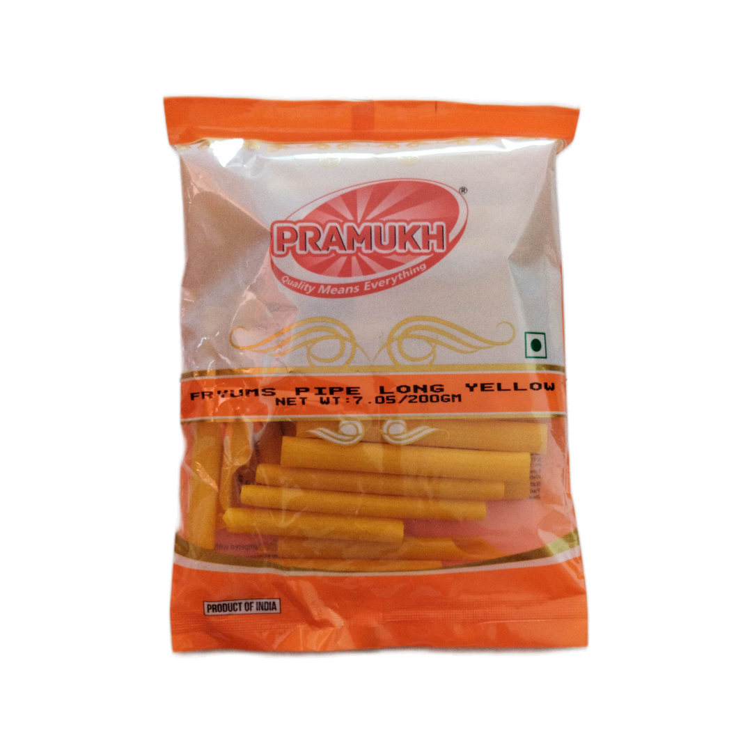 FRYUMS PIPE LONG YELLOW 200G PRAMUKH 