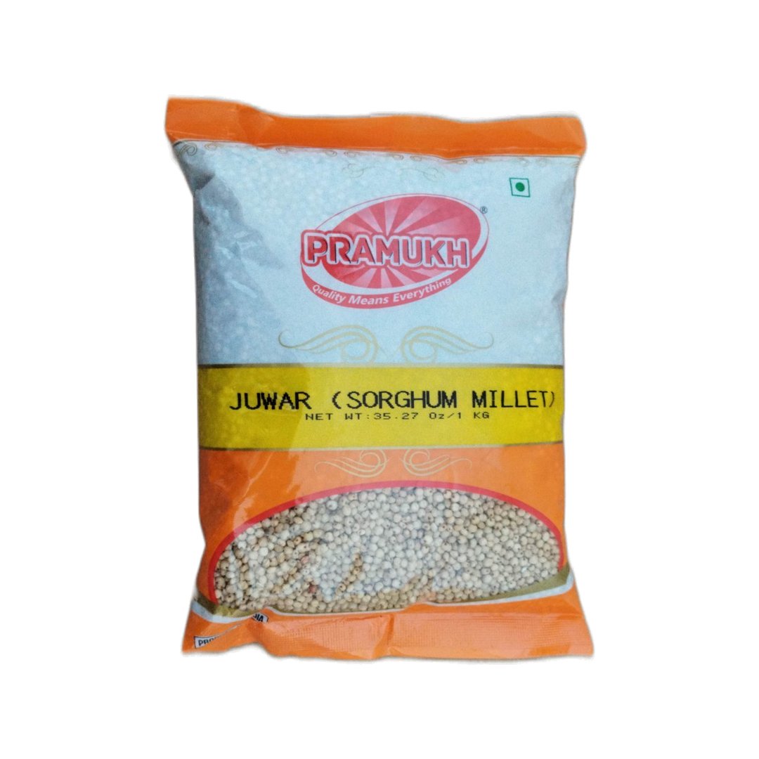 JUWAR MILLET WHOLE 1KG PRAMUKH 
