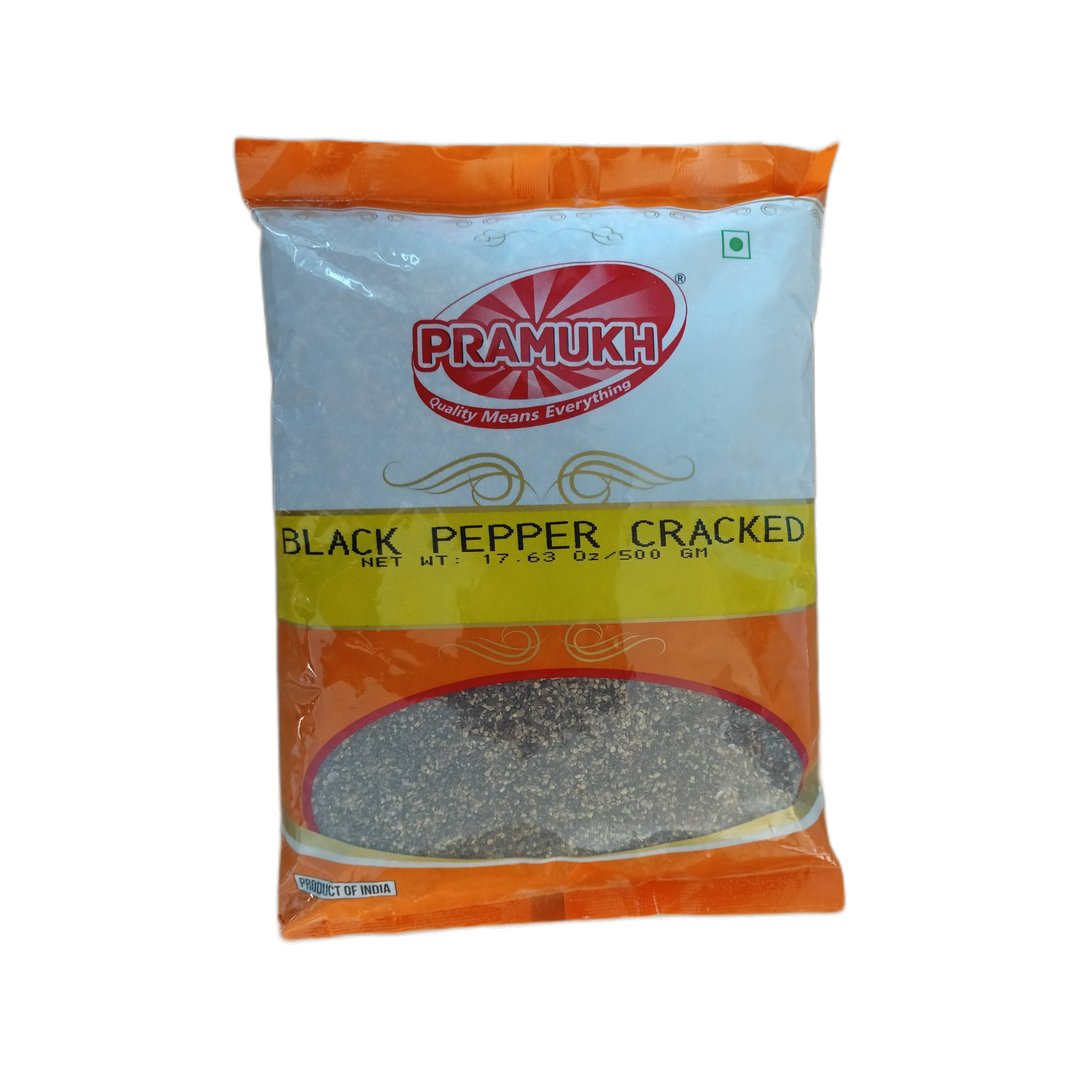 BLACK PEPPER CRACKED 500GM PRAMUKH