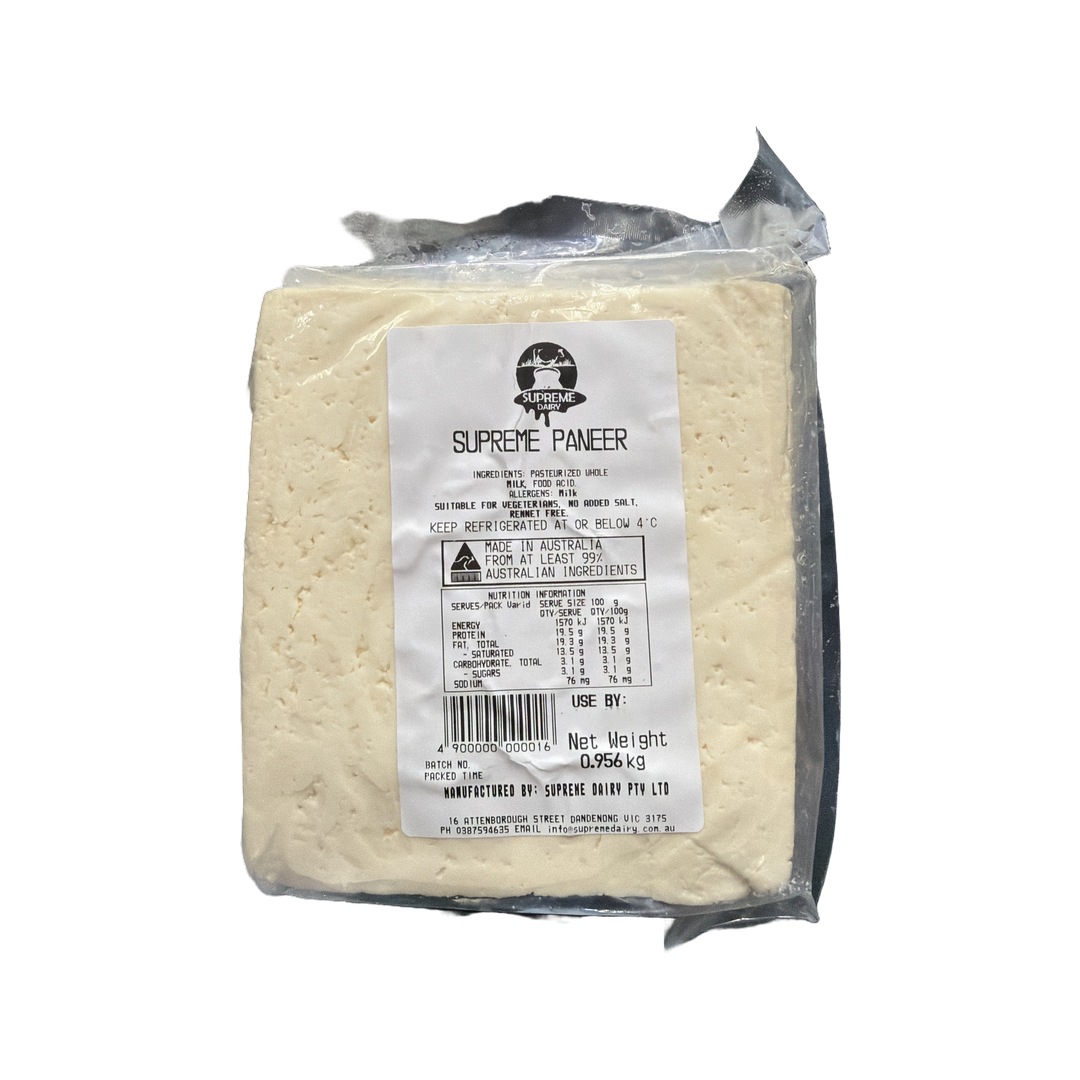 PANEER (BIG BLOCK) 1KG  SUPREME DAIRY 