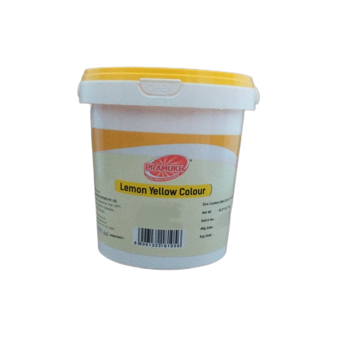 COLOUR LEMON YELLOW 1KG PRAMUKH