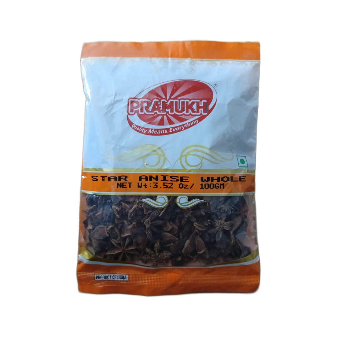 STAR ANISEED WHOLE 100GM PRAMUKH