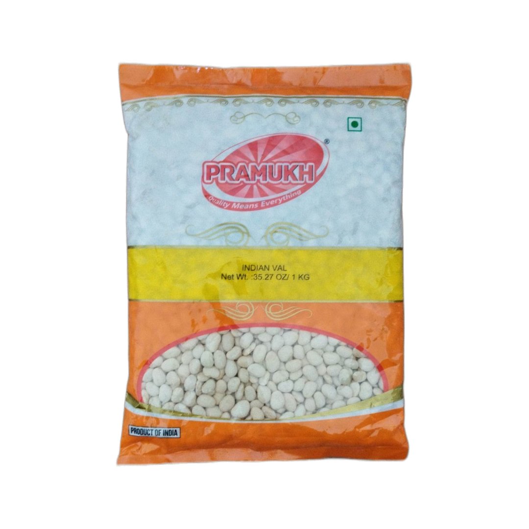 VAL INDIAN (INDIAN BUTTER BEAN) 1KG PRAMUKH 