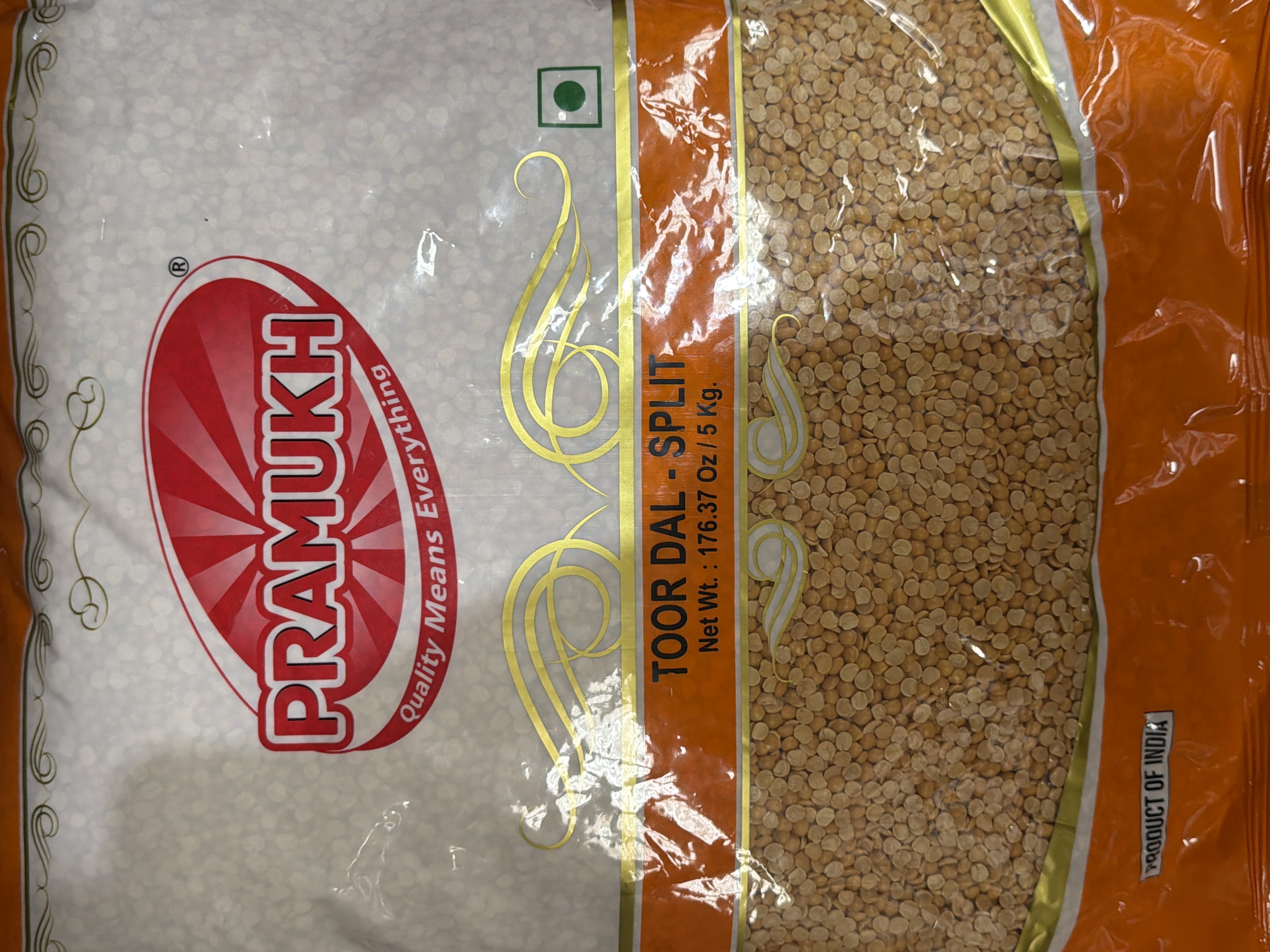 TOOR DAL 5KG PRAMUKH