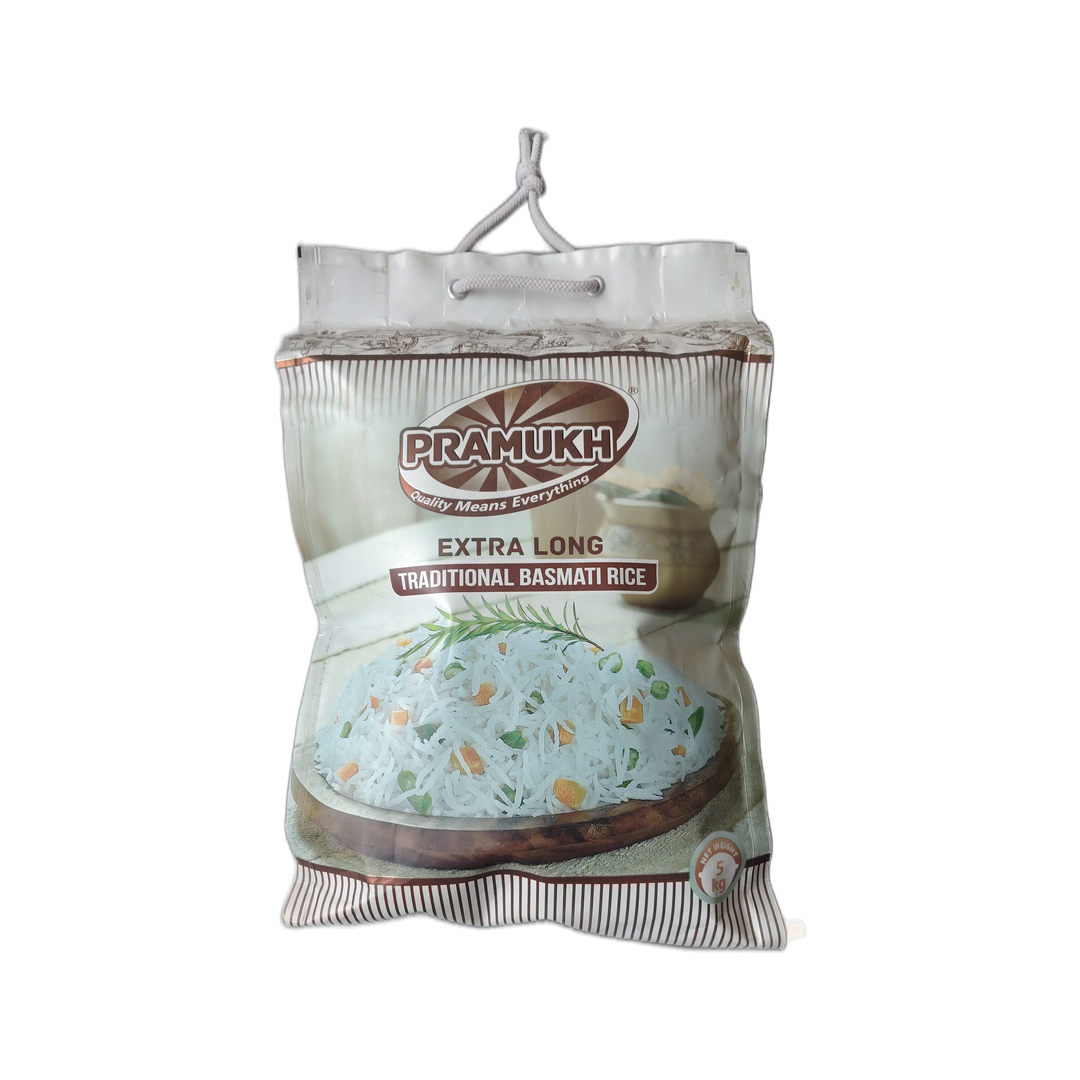 RICE BASMATI TRADITIONAL 4X5KG PRAMUKH