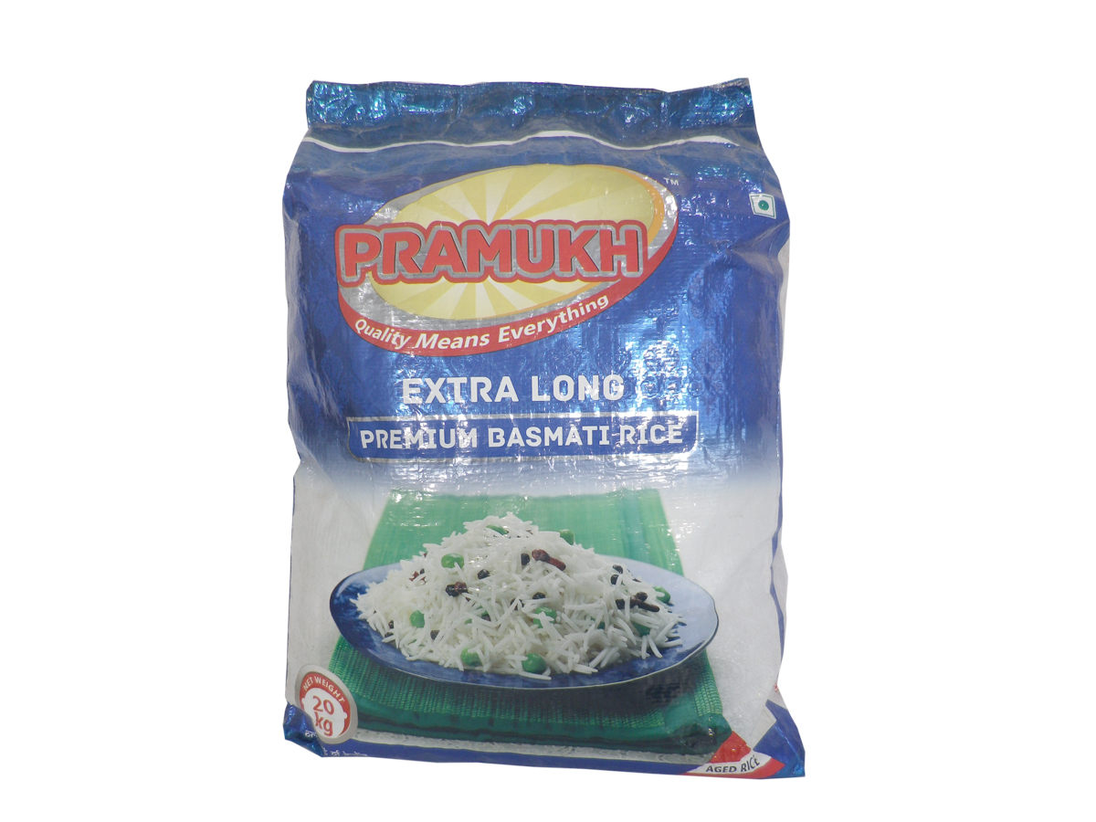 RICE BASMATI XXL 20KG PRAMUKH PREMIUM