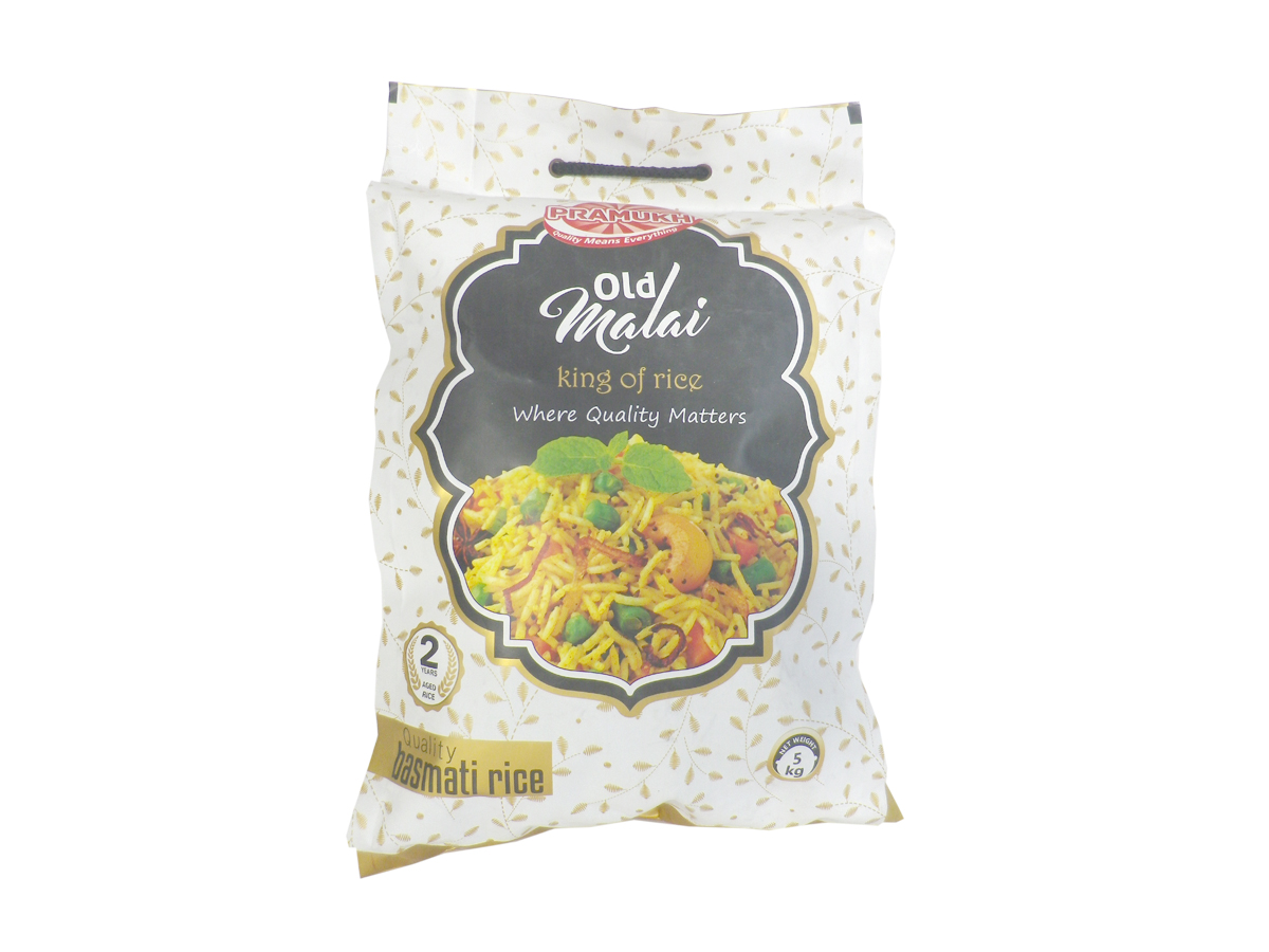 RICE BASMATI OLD MALAI 4X5KG PRAMUKH
