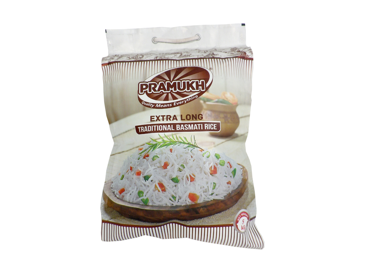 RICE BASMATI TRADITIONAL 4X5KG PRAMUKH